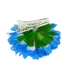 Гавайский зажим "Георгин", цвет голубой - Фото 3