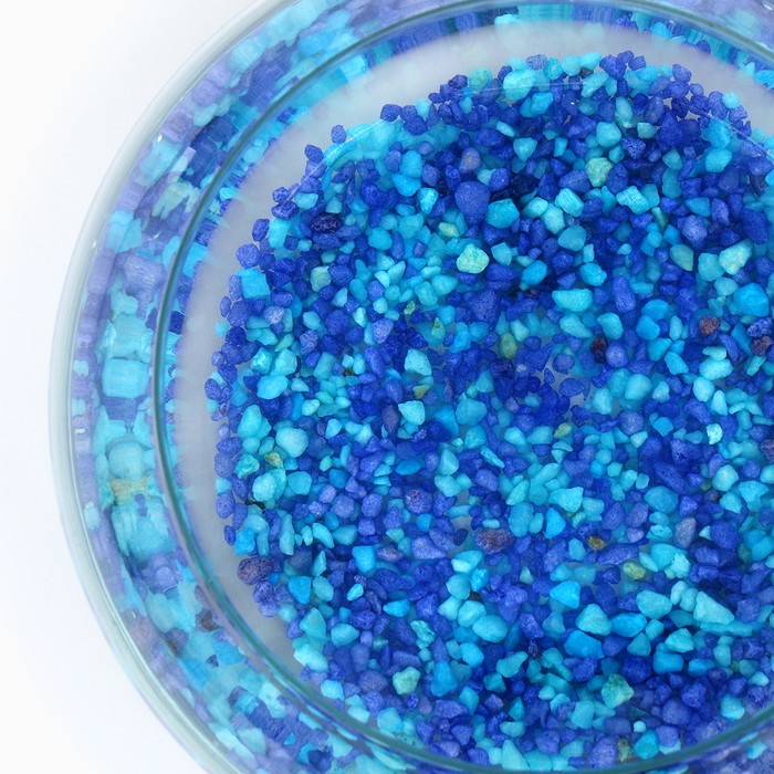 Мраморная крошка «Пижон Аква», фр. 5-10 мм, нептун-топаз, 800 г