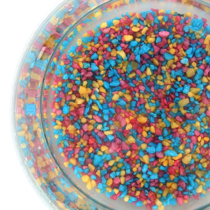 Мраморная крошка «Пижон Аква», фр. 5-10 мм, ариэль, 800 г - Фото 1