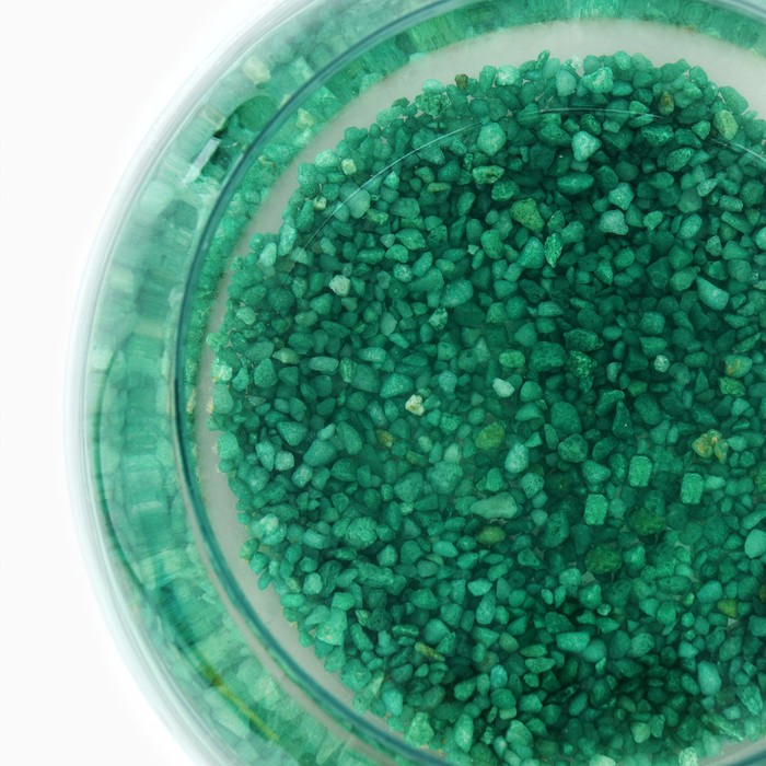 Мраморная крошка «Пижон Аква», фр. 5-10 мм, малахит, 800 г - Фото 1