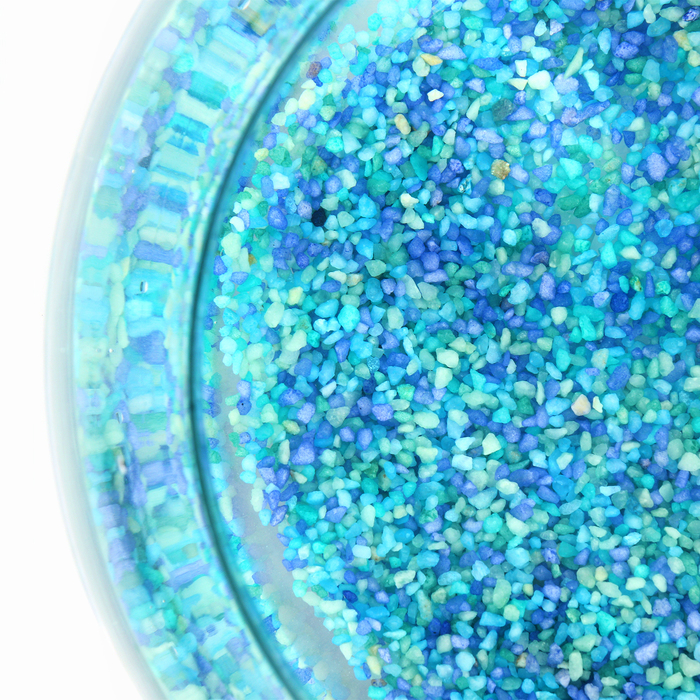 Мраморная крошка «Пижон Аква», фр. 2-5 мм, млечный путь, 800 г - Фото 1