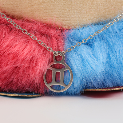 Мягкая игрушка «Зодиаки: Близнецы», с кулоном, 17 см