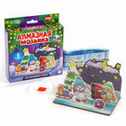 Алмазная мозаика на новый год для детей на фигурке. Композиция «Почта», 10×10 см, набор для творчества - Фото 2