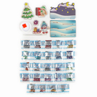 Алмазная мозаика на новый год для детей на фигурке. Композиция «Почта», 10×10 см, набор для творчества - Фото 3