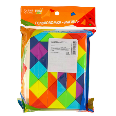 Головоломка «Змейка», 13,5 × 10 × 2,5 см