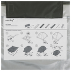 Палатка туристическая 4-местная maclay KATUN 4, 380×210×135 см, трекинговая, двухслойная, с тамбуром, зелёная - Фото 26