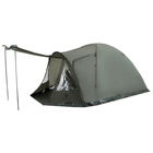 Палатка туристическая 4-местная maclay KAVKAZ 4, 360×250×140 см, трекинговая, двухслойная, с тамбуром, зелёная - Фото 8