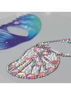 Наклейка-стразы на лицо «Пара крыльев розовой бабочки», 16×17 см - фото 117886034 Наклейка-стразы на лицо «Пара крыльев розовой бабочки», 16×17 см - фото 117886034