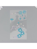 Наклейка-стразы на лицо «Цветочные узоры и слёзы на глазах», 10×19 см, МИКС - фото 117886044 Наклейка-стразы на лицо «Цветочные узоры и слёзы на глазах», 10×19 см, МИКС - фото 117886044