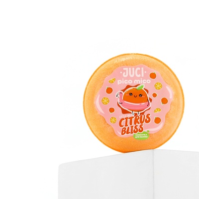 Бомбочка для ванны Citrus Bliss, 120 г, аромат цитруса, PICO MICO
