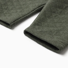 Костюм: толстовка и брюки Крошка Я, рост 74-80 см, хаки - фото 24752949