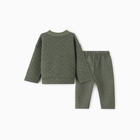 Костюм: толстовка и брюки Крошка Я, рост 74-80 см, хаки - фото 24752950