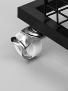 Стойка торговая универсальная, 3 корзины, на колесах, 35×35×76 см, цвет чёрный - Фото 6