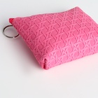 Кошелёк-монетница на молнии, 12×2.5×8.5 см, розовый - Фото 3
