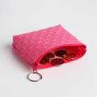 Кошелёк-монетница на молнии, 12×2.5×8.5 см, розовый - Фото 2