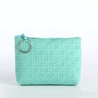 Кошелёк-монетница на молнии, 12×2.5×8.5 см, мятный - Фото 4