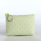 Кошелёк-монетница на молнии, 12×2.5×8.5 см, зелёный - Фото 4