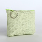 Кошелёк-монетница на молнии, 12×2.5×8.5 см, зелёный - Фото 5