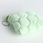 Кошелёк-монетница на молнии, 12×2.5×8.5 см, мягкий, зелёный - Фото 4