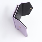 Кошелёк женский на кнопке 10.5×3.5×8.5 см, сиреневый - Фото 4