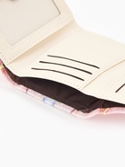 Кошелёк женский на кнопке, 10×1.5×8 см, с принтом, розовый - Фото 4