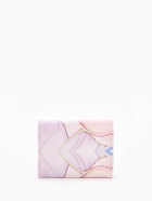 Кошелёк женский на кнопке, 10×1.5×8 см, с принтом, розовый - Фото 6