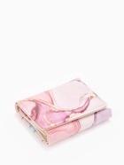 Кошелёк женский на кнопке, 10×1.5×8 см, с принтом, розовый - Фото 5