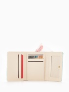 Кошелёк женский на кнопке, 10×1.5×8 см, с принтом, зелёный/бирюзовый - Фото 3