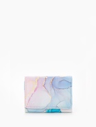 Кошелёк женский на кнопке, 10×1.5×8 см, с принтом, сиреневый - Фото 6