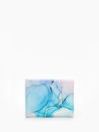 Кошелёк женский на кнопке, 10×1.5×8 см, с принтом, сиреневый - Фото 7