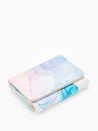 Кошелёк женский на кнопке, 10×1.5×8 см, с принтом, сиреневый - Фото 5