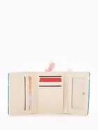 Кошелёк женский на кнопке, 10×1.5×8 см, с цветочным принтом, зелёный - Фото 3