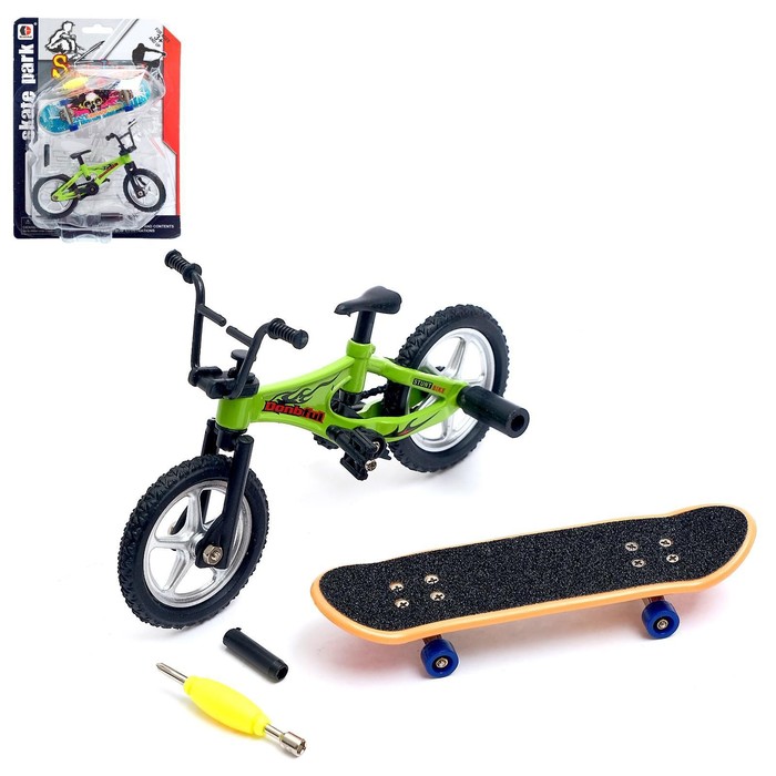 Набор пальчиковых игрушек «Скейт-парк», МИКС, уценка - Фото 1