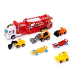 УЦЕНКА Грузовик инерционный «Автовоз», с 6 машинами, МИКС - Фото 10