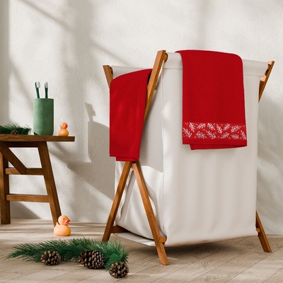 Полотенце махровое Merry Christmas 30×60 см, хлопок 100%
