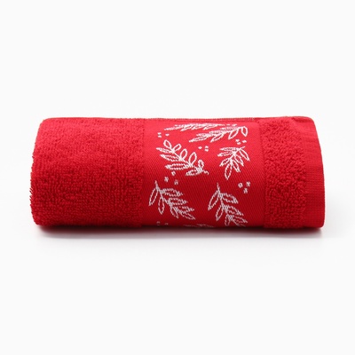 Полотенце махровое Merry Christmas 30×60 см, хлопок 100%
