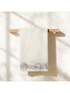 Полотенце махровое «Этель. Снежный город», 30×60 см, хлопок 100%