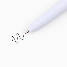 Ручка гелевая, с колпачком, пластик, чёрная паста, Art Fox (комплект 10 шт)