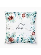 Наволочка декоративная новогодняя «Этель. Merry Christmas», с шишками, 40×40 см, велюр - Фото 3