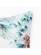 Наволочка декоративная новогодняя «Этель. Merry Christmas», с шишками, 40×40 см, велюр - Фото 4