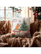 Наволочка декоративная новогодняя «Этель. Джингл белз» 40×40 см, велюр - Фото 2