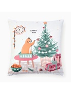 Наволочка декоративная новогодняя «Этель. Джингл белз» 40×40 см, велюр - Фото 3