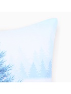 Наволочка декоративная новогодняя «Этель. Christmas» 40×40 см, бело-голубая - Фото 4