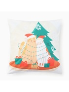 Наволочка декоративная новогодняя «Этель. Зимний муррр» 40×40 см - Фото 3