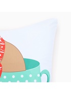 Наволочка декоративная новогодняя «Этель. Бирюзовая новогодняя чашка» 40×40 см - Фото 4