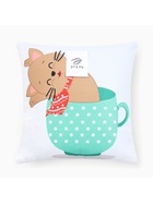 Наволочка декоративная новогодняя «Этель. Бирюзовая новогодняя чашка» 40×40 см - Фото 7