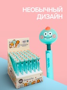 Ручка-прикол Calligrata «Динозавр» автоматическая, со спиннером (вращается голова), синий стержень, гелевая - Фото 2