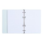 Тетрадь на кольцах А5, 120л кл/точ Милое привидение, обл мелк арт, глиттер, бл офс - фото 24753086