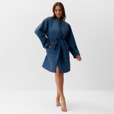 Халат женский «Этель», размер 46-48, синий