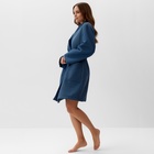 Халат женский «Этель», размер 46-48, синий - Фото 3